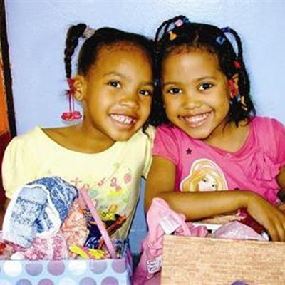 A shoebox filled with joy