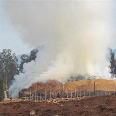 Brand gelukkig vinnig geblus