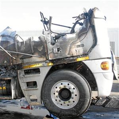 Nog 'n vragmotor gekaap