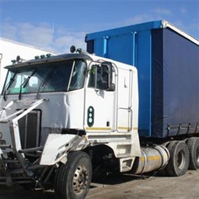 Truck causes damage in Sedgefield