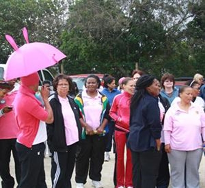 Annual Cansa breast cancer walk