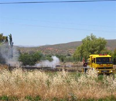 Brand vinnig geblus