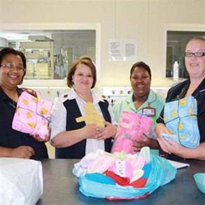 Bonnets and blankets for babies