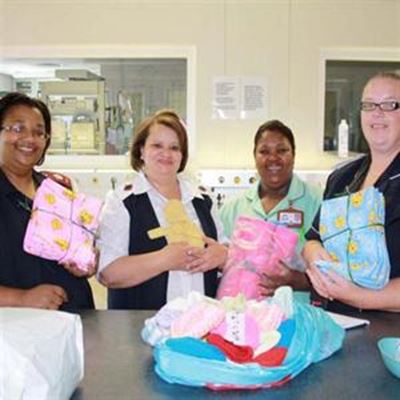 Bonnets and blankets for babies