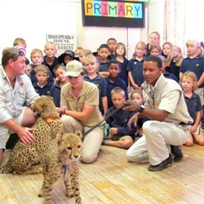 Cheetahs visit Principia