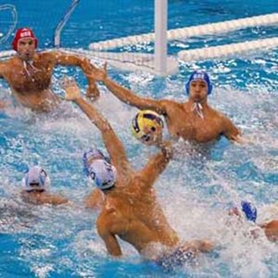 Exciting water polo at Waterfront