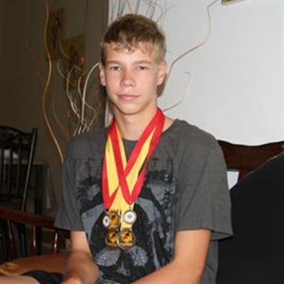 Anrich wen vyf medaljes