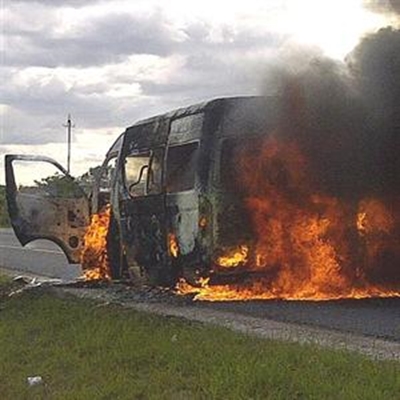 Taxi brand uit 
