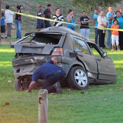 Jaagtog eindig in ongeluk