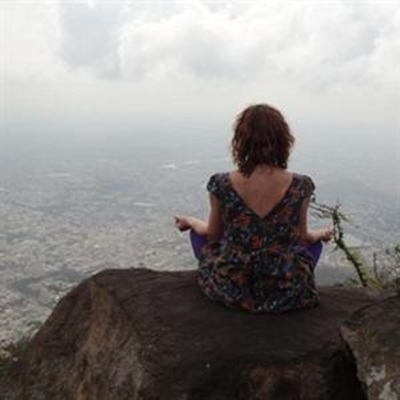 Beyond fear - blind-folded yoga in India