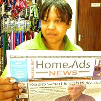 Mossel Bay Home Ads News goed ontvang