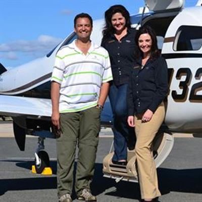 Vliegtoer land op Oudtshoorn