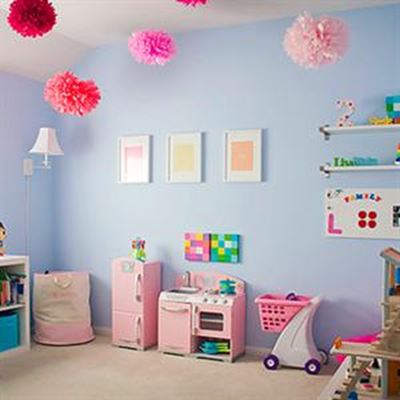 How to decorate a playroom on a budget