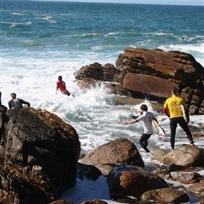 Premier surf contest at Vic Bay