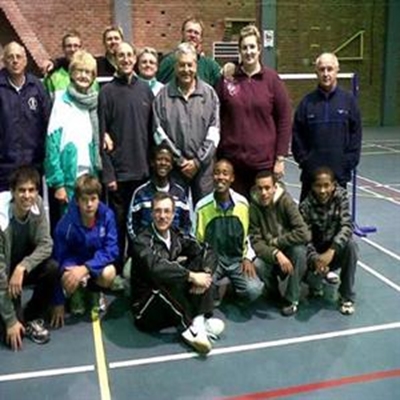 Suid-Kaap-pluimbalspelers afgerig
