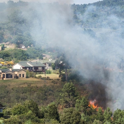 Fire stopped in its tracks