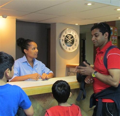 Tourism desk for Cango Caves