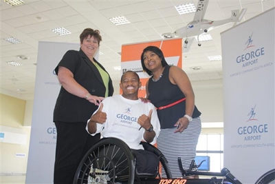 Brand new racing chair for athlete