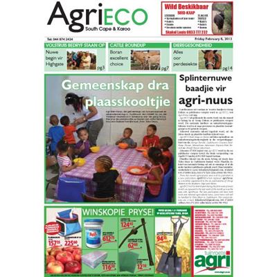 AgriECO: Splinternuwe baadjie vir agri-nuus