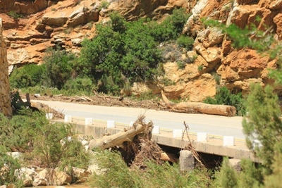 Swaar reën sluit Meringspoort
