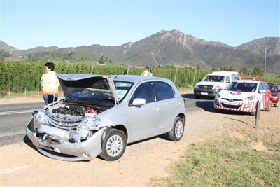 Collision on Oudtshoorn road