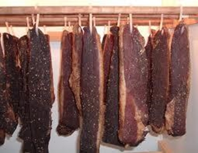 Nog ‘n vleisskok: Bergkwagga-biltong