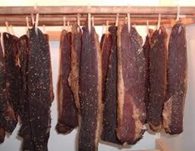 Nog ‘n vleisskok: Bergkwagga-biltong