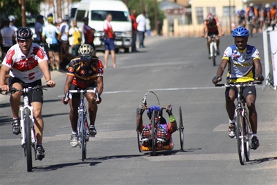 Fietsrykampioenskappe op Oudtshoorn