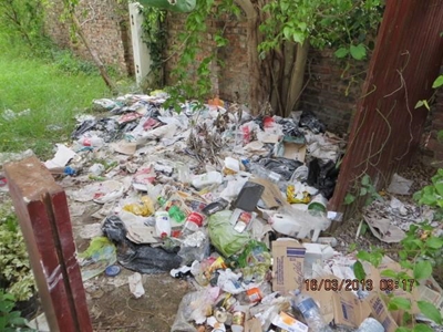 Residents fed-up with stinking mess