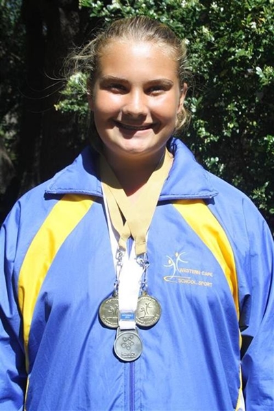 Dubbelgoud vir jong atleet