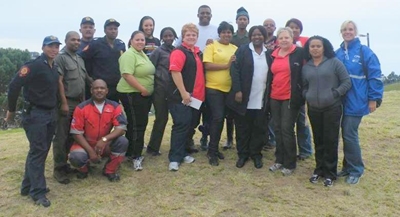 Clean-up project at old age home