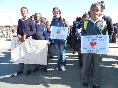Community unite to protect children
