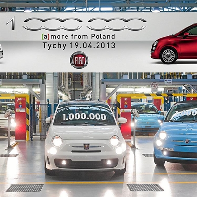 Miljoenste Fiat 500 in Pole voltooi