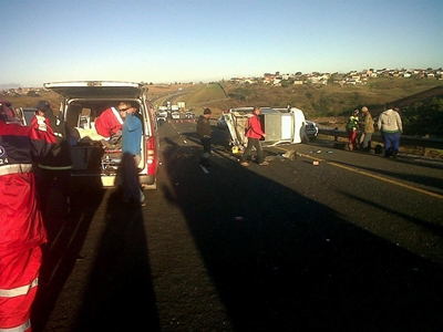 5 car pile-up on N2