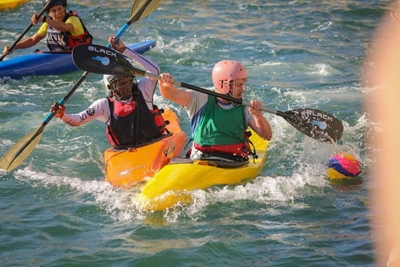 Canoe polo arrives with a splash