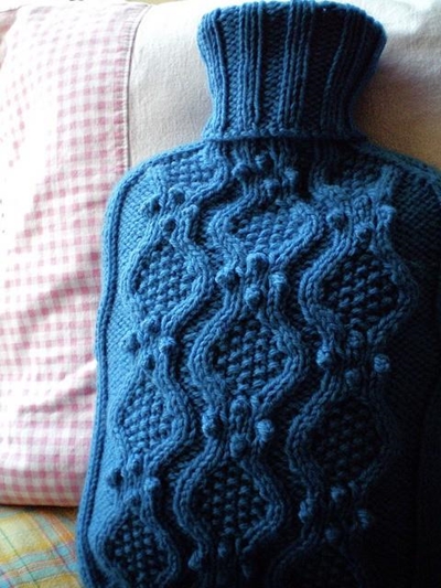 DIY - making a cosy hot water bottle cover