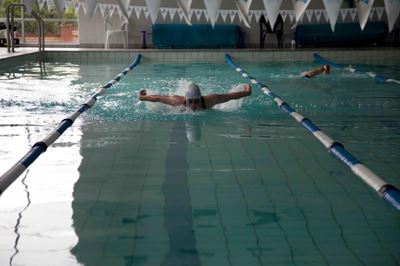 Swimming for charity