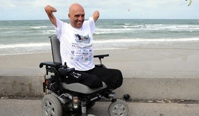 Thieves steal adventurer's wheelchair