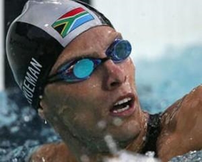 Roland Schoeman wins gold