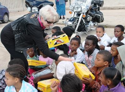 Harley riders give back