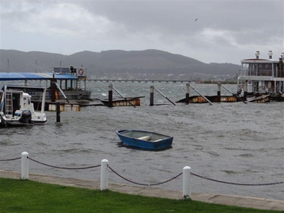 Jetty damaged by storm