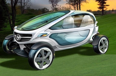 Mercedes golf cart concept: Get around the links in style