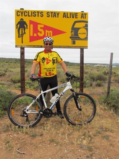 Minister ry saam fiets