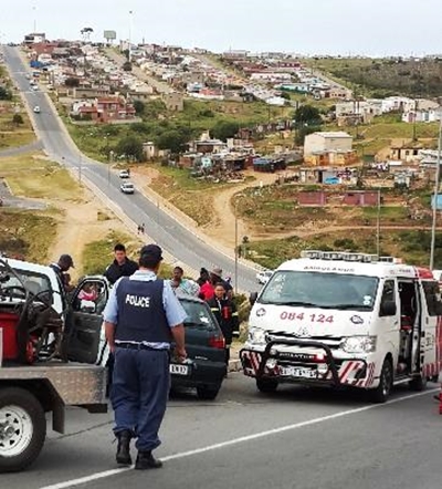 Head-on collision in Kwanonqaba