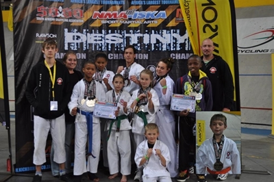 Medals for local karate students