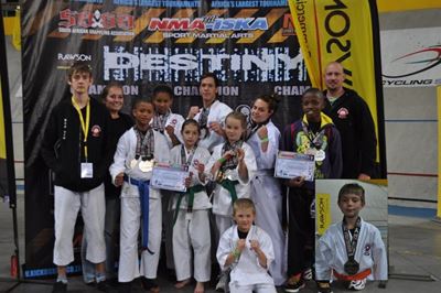 Medals for local karate students