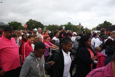 Breast cancer walk on Wednesday
