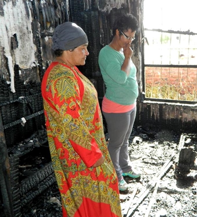 Ma se twee seuns sterf in brand