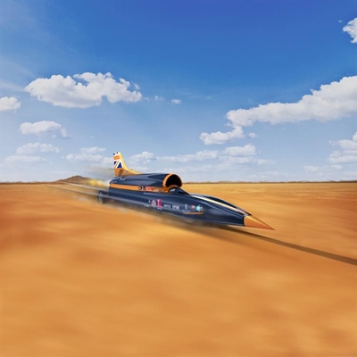 Bloodhound towers ready for land speed attempt