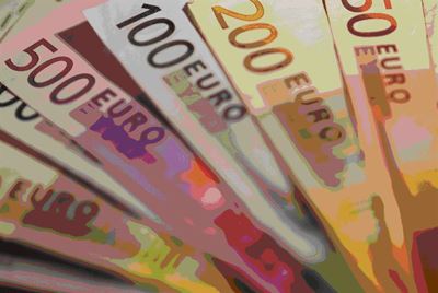 Euro slightly higher against dollar